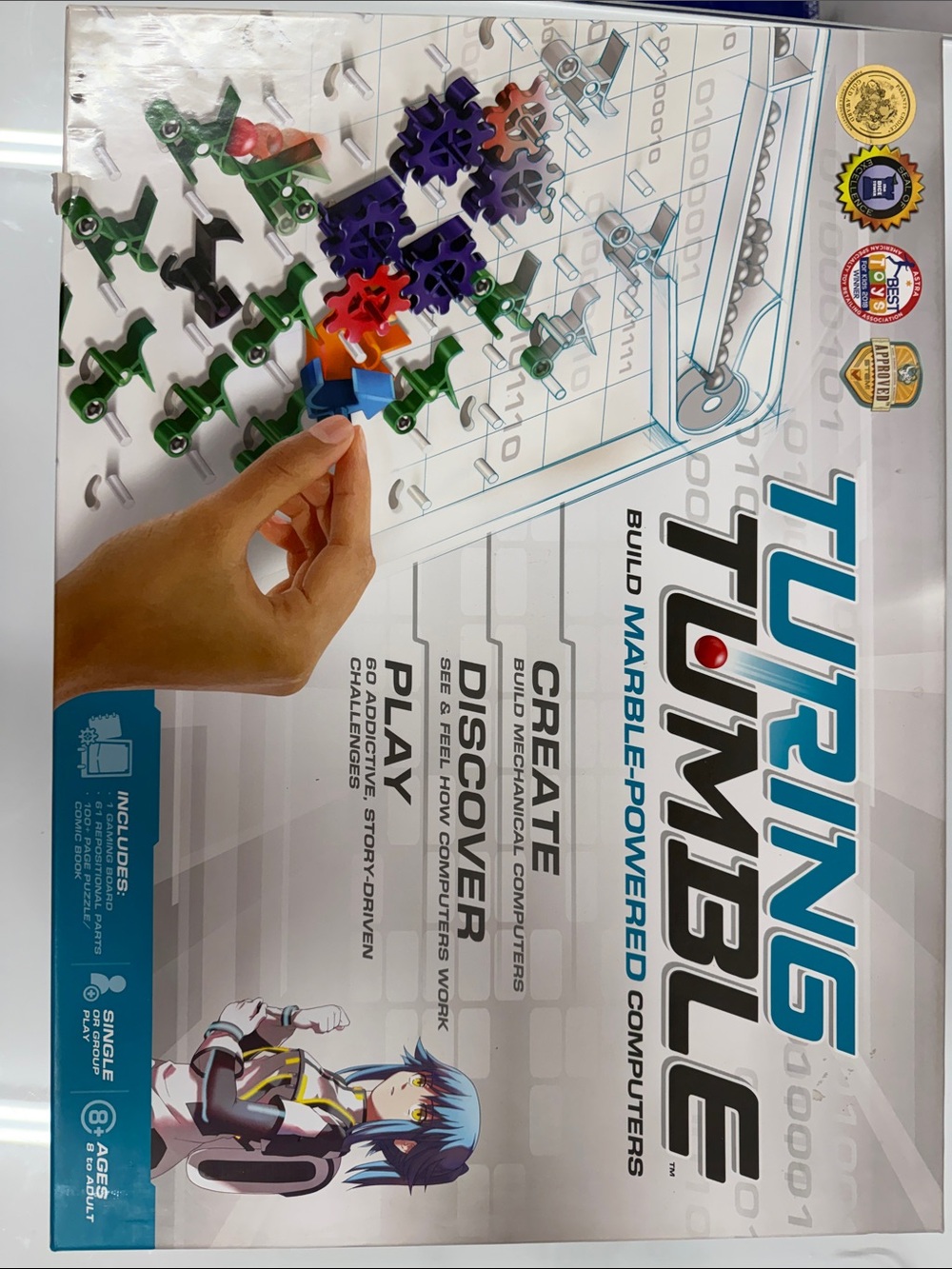 TURING TUMBLE Marble Computer Puzzle Game.  STEM Educational Ages 8+ to Adult.